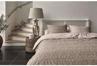 Riviera Maison Dekbedovertrek Braided  Taupe 240x200/220 cm