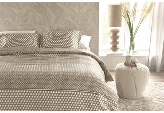 Riviera Maison Dekbedovertrek Rattana  Naturel 140x200/220 cm