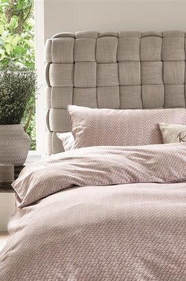 Riviera Maison Housse de couette Bambu Soft Pink 240x200/220 cm