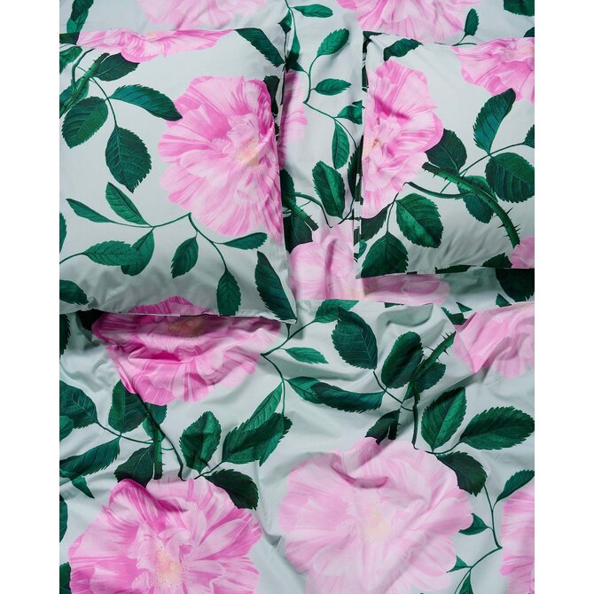 Covers & Co Bloom with a view Dekbedovertrek Misty green 140x200/220 Covers & Co Bloom with a view Dekbedovertrek Misty green 140x200/220