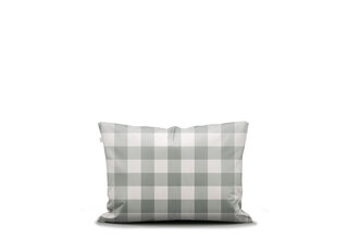Essenza Chess Kussensloop Dusty green 60x70