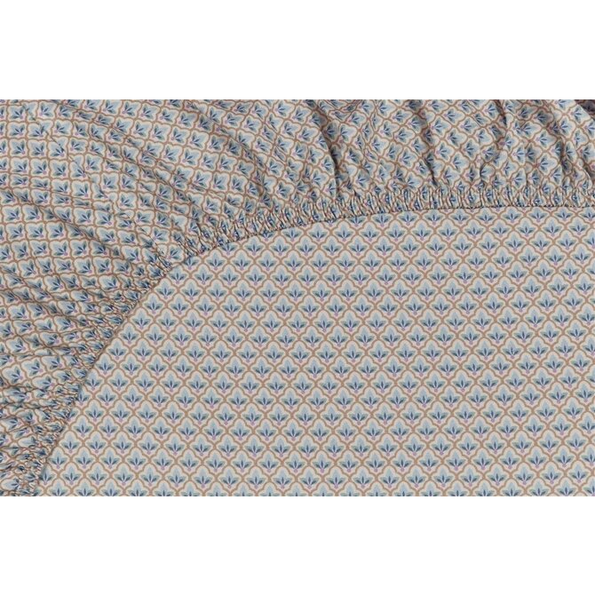 Pip Studio Drap-housse Mi Vida Blue 100x200 cm Hauteur des coins 25 cm