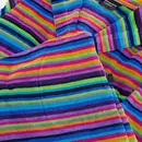 Cawö Cawo Dames Badjas met capuchon 1454 14 multicolor Maat 44