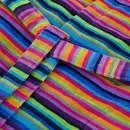 Cawö Cawo Dames Badjas met capuchon 1454 14 multicolor Maat 44