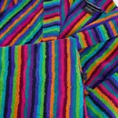 Cawö Cawo Peignoir à capuche pour femmes 7076 84 multicolore Taille 32/34