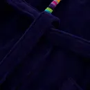 Cawö Cawo Ladies Bathrobe with shawl collar 839 11 navy Size 38