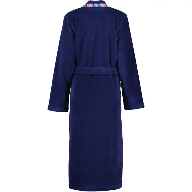 Cawo Ladies Bathrobe with shawl collar 839 11 navy Size 44