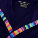 Cawö Cawo Peignoir à capuche pour femme 840 11 marine Taille 46