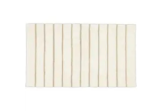 CAWÖ Home Keerbare  Badmat Balance Gestreept 1008 33 natur 60x100