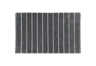 CAWÖ Home Keerbare  Badmat Balance Gestreept 1008 73 anthrazit 60x100