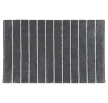 CAWÖ Home Keerbare  Badmat Balance Gestreept 1008 73 anthrazit 70x120