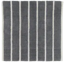 CAWÖ Home Keerbare  Badmat Balance Gestreept 1008 77 platin 60x60