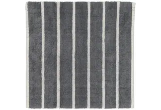 CAWÖ Home Keerbare  Badmat Balance Gestreept 1008 77 platin 60x60