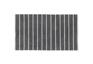 CAWÖ Home Keerbare  Badmat Balance Gestreept 1008 77 platin 60x100