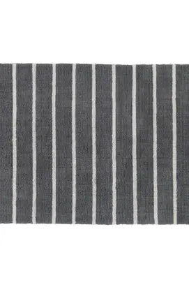 CAWÖ Home Tapis de Bain Réversible Balance Rayé 1008 77 platine 70x120