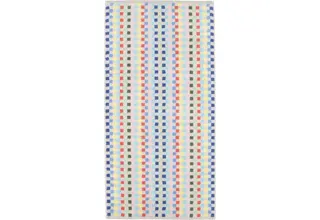 Cawo Campina Karo Handdoek 50x100 multicolor