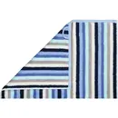 Cawö Cawo Shades Streifen Gastendoekje 30x50 aqua