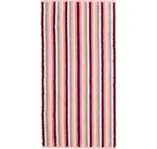 Cawo Shades Streifen Douchelaken 70x140 beere