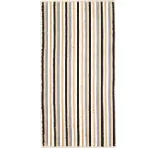 Cawo Shades Rayures Serviette d'invité 30x50 sable