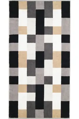 Cawo Shades Karo Drap de Douche 70x140 pierre