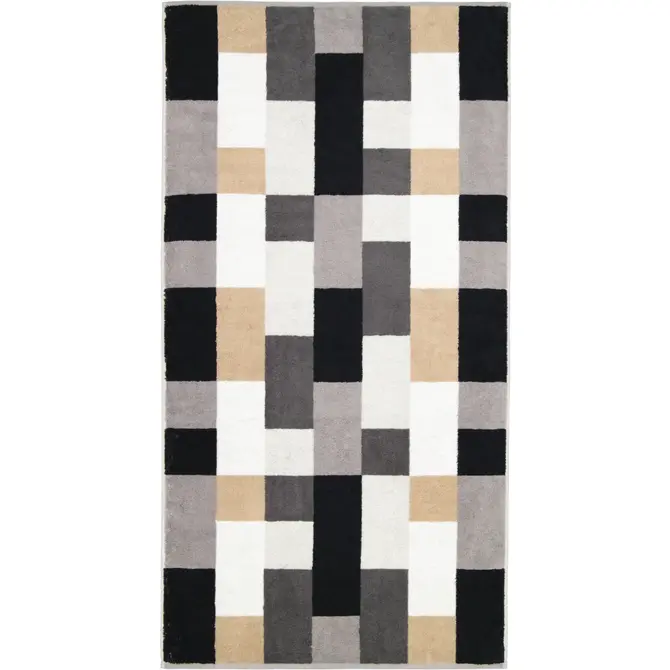 Cawo Shades Karo Serviette de Douche 70x140 pierre