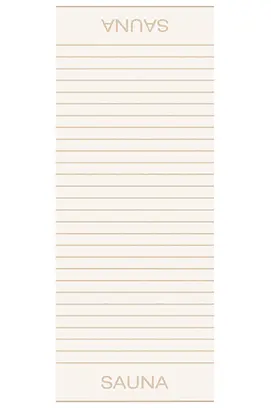 Cawo Balance Sauna Serviette de sauna 80x200 naturel
