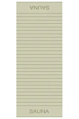 Cawo Balance Sauna Serviette de sauna 80x200 wasabi