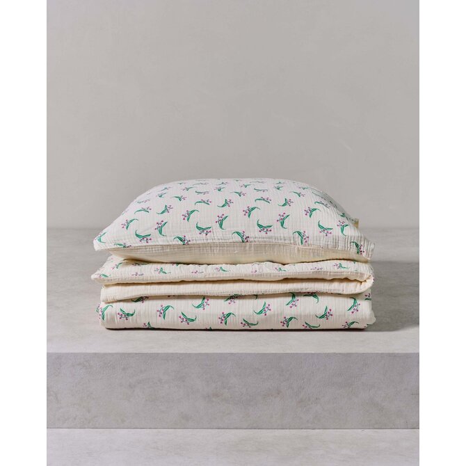 Covers & Co Lily melody Dekbedovertrek Tofu 140x200/220