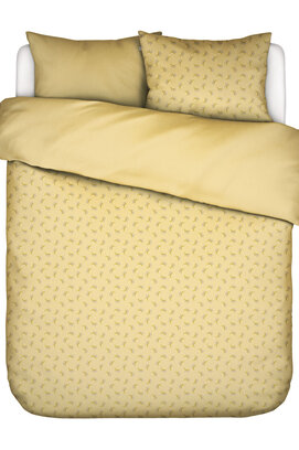 Covers & Co Lily melody Dekbedovertrek Lemon yellow 140x200/220