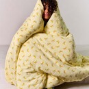 Essenza Covers & Co Lily melody Dekbedovertrek Lemon yellow 200x200/220