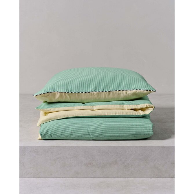 Covers & Co Pied de cool Dekbedovertrek Simply green 200x200/220 Covers & Co Pied de cool Dekbedovertrek Simply green 200x200/220