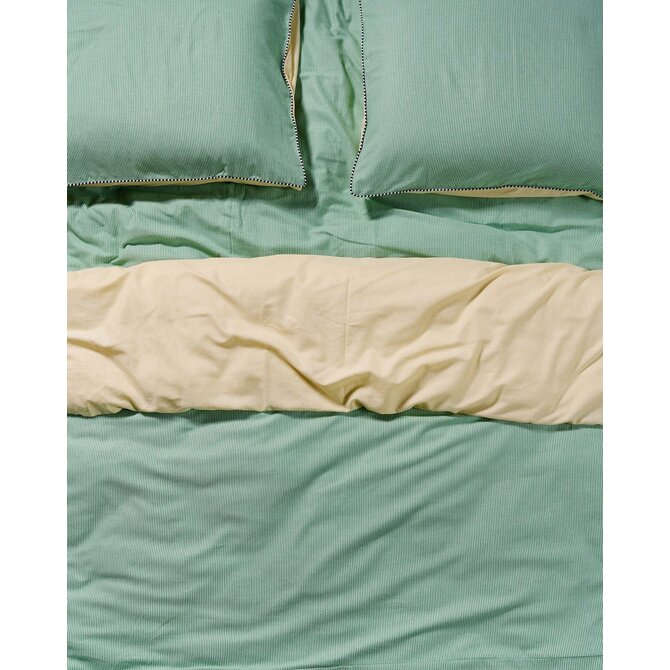 Covers & Co Pied de cool Dekbedovertrek Simply green 200x200/220 Covers & Co Pied de cool Dekbedovertrek Simply green 200x200/220