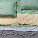 Essenza Covers & Co Pied de cool Dekbedovertrek Simply green 200x200/220