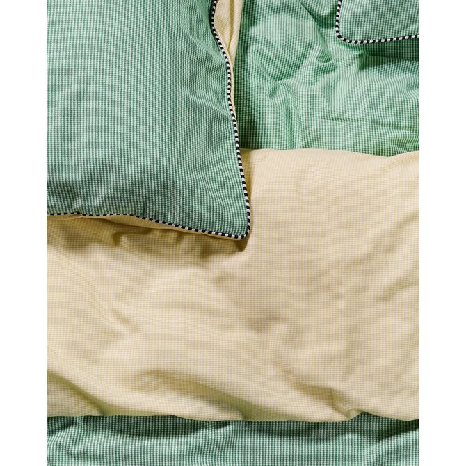 Covers & Co Pied de cool Dekbedovertrek Simply green 240x200/220 Covers & Co Pied de cool Dekbedovertrek Simply green 240x200/220