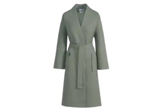 Vandyck Peignoir Biarritz New smoky green XSmall