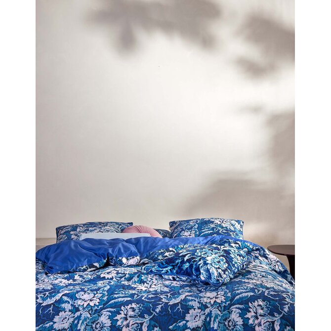 Essenza Yfke Enveloppe de couette bleu cobalt 200x200/220