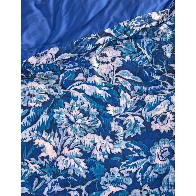 Essenza Yfke Enveloppe de couette bleu cobalt 200x200/220
