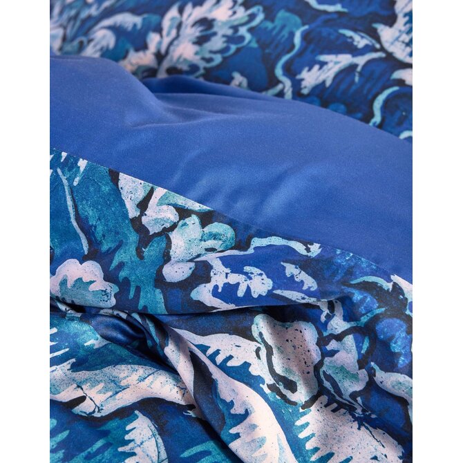 Essenza Yfke Enveloppe de couette bleu cobalt 200x200/220