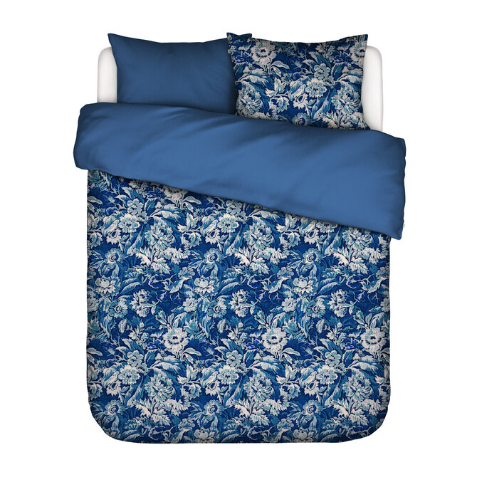 Essenza Yfke Enveloppe de couette bleu cobalt 200x200/220