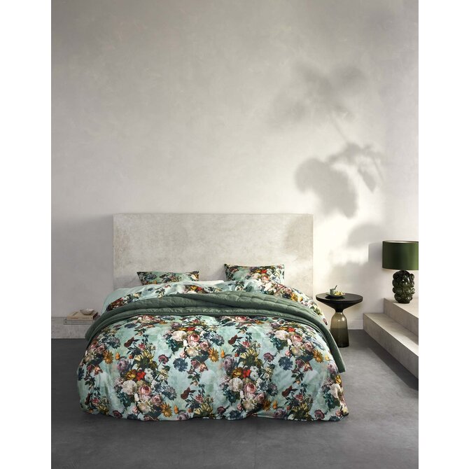 Essenza Karli Enveloppe de couette Mineral green 140x200/220