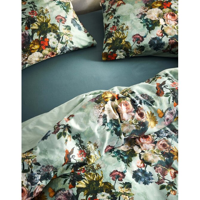 Essenza Karli Dekbedovertrek Mineral green 200x200/220 Essenza Karli Dekbedovertrek Mineral green 200x200/220