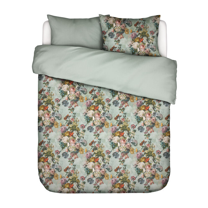 Essenza Karli Dekbedovertrek Mineral green 200x200/220 Essenza Karli Dekbedovertrek Mineral green 200x200/220