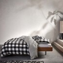 Essenza Essenza Chess Duvet Cover Anthracite 240x200/220