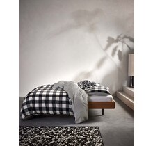Essenza Chess Duvet Cover Anthracite 240x200/220