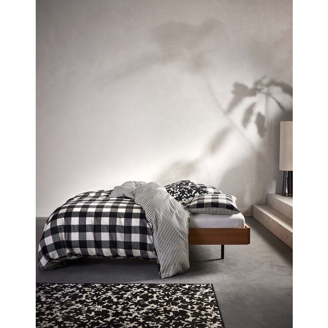 Essenza Chess Duvet Cover Anthracite 240x200/220