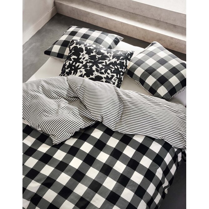 Essenza Chess Duvet Cover Anthracite 240x200/220