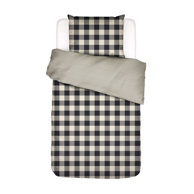 Essenza Chess Duvet Cover Anthracite 240x200/220