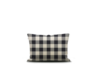 Essenza Chess Kussensloop Anthracite 60x70