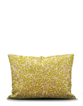 Covers & Co Petite berry Kussensloop Lemon yellow 60x70