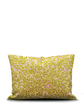 Covers & Co Petite berry Kussensloop Lemon yellow 60x70